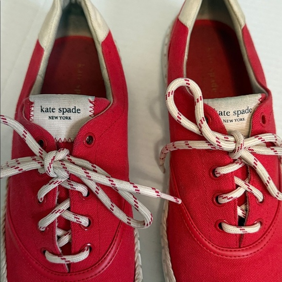 Kate Spade New York - Women's Boat Party Espadrille Sneakers - Coral Rose - 10 - Picture 8 of 9